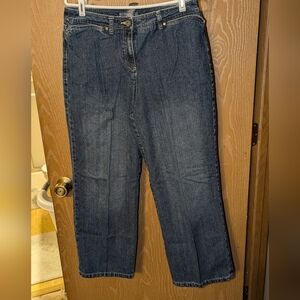 Liz Claiborne - Darker Blue Jean Capri's  - Size 10